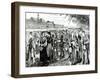 Bell Time", New England Factory Life, from "Harper's Weekly"-Winslow Homer-Framed Giclee Print