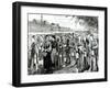 Bell Time", New England Factory Life, from "Harper's Weekly"-Winslow Homer-Framed Giclee Print