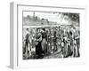 Bell Time", New England Factory Life, from "Harper's Weekly"-Winslow Homer-Framed Giclee Print