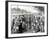 Bell Time", New England Factory Life, from "Harper's Weekly"-Winslow Homer-Framed Giclee Print