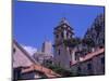 Bell Tower and Fortress, Omis, Makarska Riviera, Croatia-Jean Brooks-Mounted Photographic Print