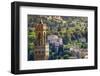 Bell tower and houses, Florence, Tuscany, Italy-Russ Bishop-Framed Photographic Print