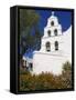 Bell Tower at Mission Basilica San Diego De Alcala, San Diego, California-null-Framed Stretched Canvas