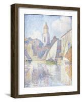 Bell Tower at Saint Tropez, 1896-Paul Signac-Framed Giclee Print