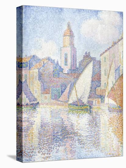Bell Tower at Saint Tropez, 1896-Paul Signac-Stretched Canvas