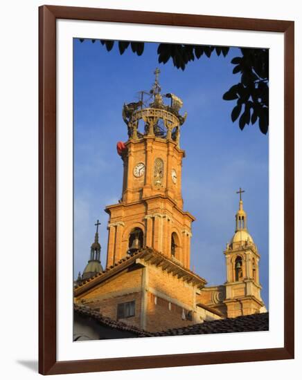 Bell Tower, Cathedral of Our Lady of Guadalupe, Puerto Vallarta, Jalisco State-Richard Cummins-Framed Photographic Print