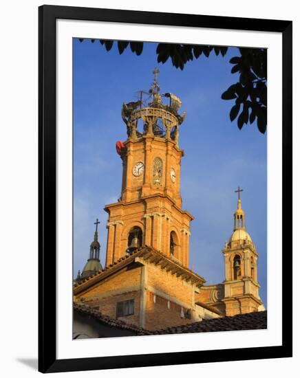 Bell Tower, Cathedral of Our Lady of Guadalupe, Puerto Vallarta, Jalisco State-Richard Cummins-Framed Photographic Print