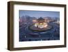 Bell Tower in Middle of Traffic Circle-Paul Souders-Framed Photographic Print