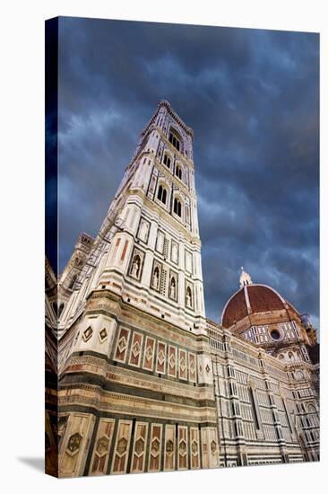 Bell Tower Next to Basilica Di Santa Maria Del Fiore, Florence, Italy-Jaynes Gallery-Stretched Canvas