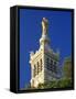 Bell Tower of Basilica of Notre Dame De La Garde, Provence-Alpes-Cote-D'Azur, France-Ruth Tomlinson-Framed Stretched Canvas