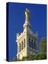 Bell Tower of Basilica of Notre Dame De La Garde, Provence-Alpes-Cote-D'Azur, France-Ruth Tomlinson-Stretched Canvas