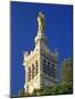 Bell Tower of Basilica of Notre Dame De La Garde, Provence-Alpes-Cote-D'Azur, France-Ruth Tomlinson-Mounted Photographic Print