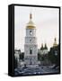 Bell Tower of St. Sophia's Cathedral Built Between 1017 and 1031, Kiev, Ukraine-Christian Kober-Framed Stretched Canvas