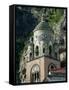 Bell Tower of the Chiostro del Paradiso, Amalfi, Campania, Italy-Walter Bibikow-Framed Stretched Canvas