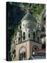 Bell Tower of the Chiostro del Paradiso, Amalfi, Campania, Italy-Walter Bibikow-Stretched Canvas