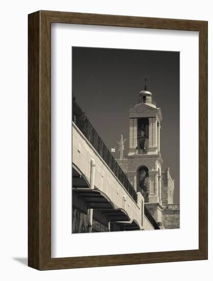 Bell tower of the Church of the Nativity, Bethlehem, West Bank, Israel-null-Framed Photographic Print