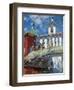 Bell Tower of the Pskovo-Pechersky Monastery-Sergei Arsenyevich Vinogradov-Framed Giclee Print