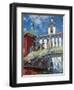 Bell Tower of the Pskovo-Pechersky Monastery-Sergei Arsenyevich Vinogradov-Framed Giclee Print