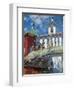 Bell Tower of the Pskovo-Pechersky Monastery-Sergei Arsenyevich Vinogradov-Framed Giclee Print