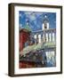 Bell Tower of the Pskovo-Pechersky Monastery-Sergei Arsenyevich Vinogradov-Framed Giclee Print