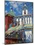 Bell Tower of the Pskovo-Pechersky Monastery-Sergei Arsenyevich Vinogradov-Mounted Giclee Print