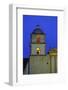 Bell Tower of the Santa Barbara Mission Church-Bruce Burkhardt-Framed Photographic Print