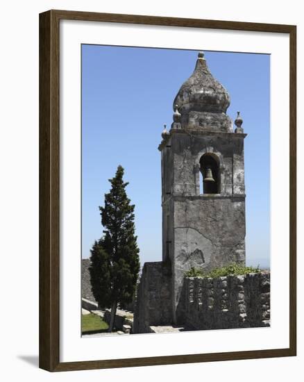 Bell Tower on the Walls of the Castle, Formerly a Royal Residence, at Montemor-O-Velho, Beira Litor-Stuart Forster-Framed Photographic Print