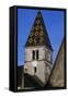 Bell Tower, Parish Church of Cuchey, Burgundy, France-null-Framed Stretched Canvas