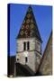 Bell Tower, Parish Church of Cuchey, Burgundy, France-null-Stretched Canvas