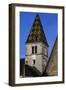 Bell Tower, Parish Church of Cuchey, Burgundy, France-null-Framed Giclee Print