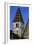 Bell Tower, Parish Church of Cuchey, Burgundy, France-null-Framed Giclee Print