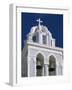 Bell tower, Santorin, Greece-Murat Taner-Framed Photographic Print