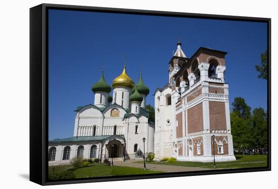 Bell Tower, Saviour Monastery of St. Euthymius, Suzdal, Vladimir Oblast, Russia-Richard Maschmeyer-Framed Stretched Canvas