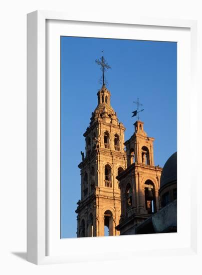 Bell Towers of San Sebastian Church-Danny Lehman-Framed Photographic Print