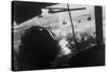 Bell Uh-1 Huey Squadron Firing on Vietcong-Dirck Halstead-Stretched Canvas