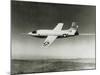 Bell X-1 In Flight, the First Supersonic Aircraft-u.s. Air Force-Mounted Photographic Print