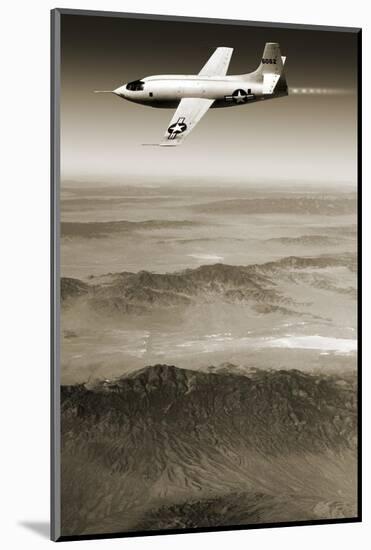 Bell X-1 Supersonic Aircraft-Detlev Van Ravenswaay-Mounted Photographic Print