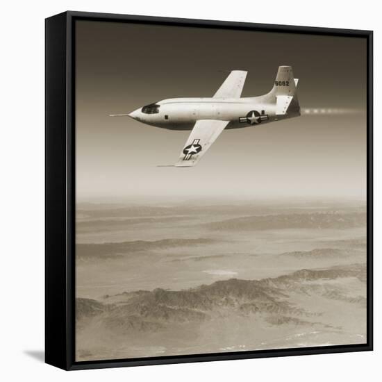 Bell X-1 Supersonic Aircraft-Detlev Van Ravenswaay-Framed Stretched Canvas