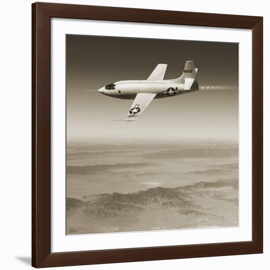 Bell X-1 Supersonic Aircraft-Detlev Van Ravenswaay-Framed Photographic Print