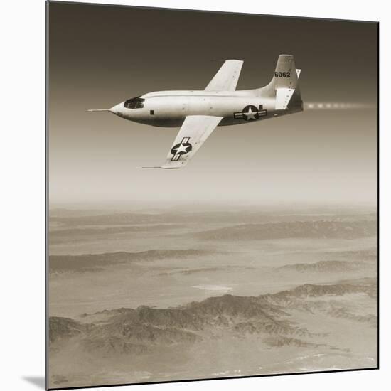 Bell X-1 Supersonic Aircraft-Detlev Van Ravenswaay-Mounted Photographic Print