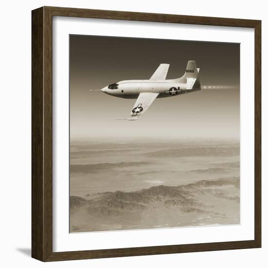 Bell X-1 Supersonic Aircraft-Detlev Van Ravenswaay-Framed Photographic Print