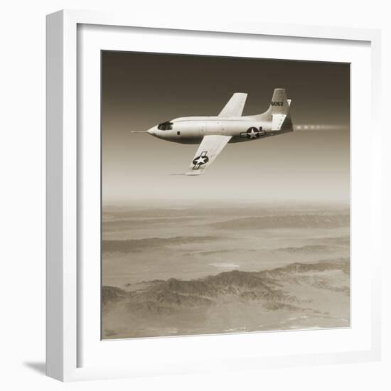 Bell X-1 Supersonic Aircraft-Detlev Van Ravenswaay-Framed Photographic Print