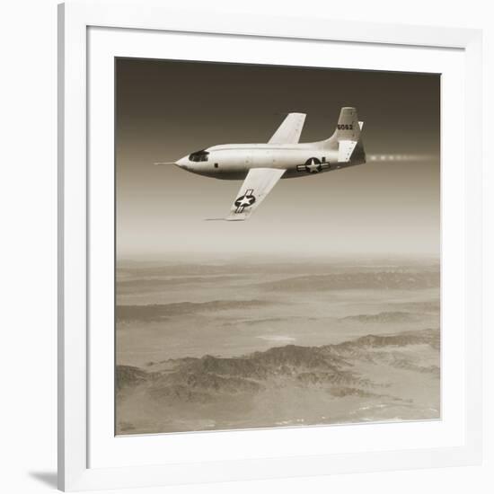 Bell X-1 Supersonic Aircraft-Detlev Van Ravenswaay-Framed Photographic Print