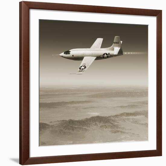 Bell X-1 Supersonic Aircraft-Detlev Van Ravenswaay-Framed Photographic Print