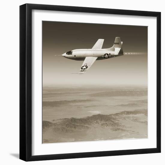 Bell X-1 Supersonic Aircraft-Detlev Van Ravenswaay-Framed Premium Photographic Print