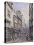Bell Yard Near Chancery Lane, London, 1835-George Sidney Shepherd-Stretched Canvas