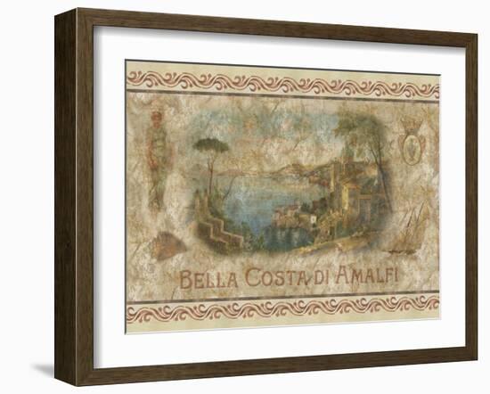 Bella Costa di Amalfi-Thomas L. Cathey-Framed Art Print