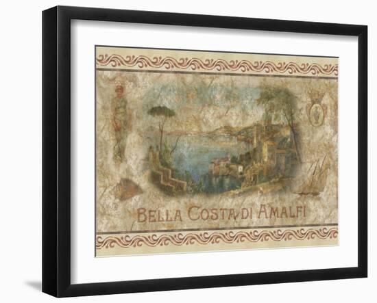 Bella Costa di Amalfi-Thomas L. Cathey-Framed Art Print