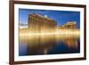 Bellagio and Caesars Palace Reflections at Dusk with Fountains, the Strip, Las Vegas, Nevada, Usa-Eleanor Scriven-Framed Photographic Print