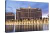 Bellagio at Dusk with Fountains, the Strip, Las Vegas, Nevada, Usa-Eleanor Scriven-Stretched Canvas